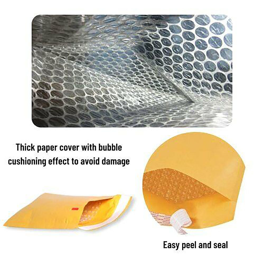 Bubble Mailer Bags Yellow 25PCS Shipping Packaging