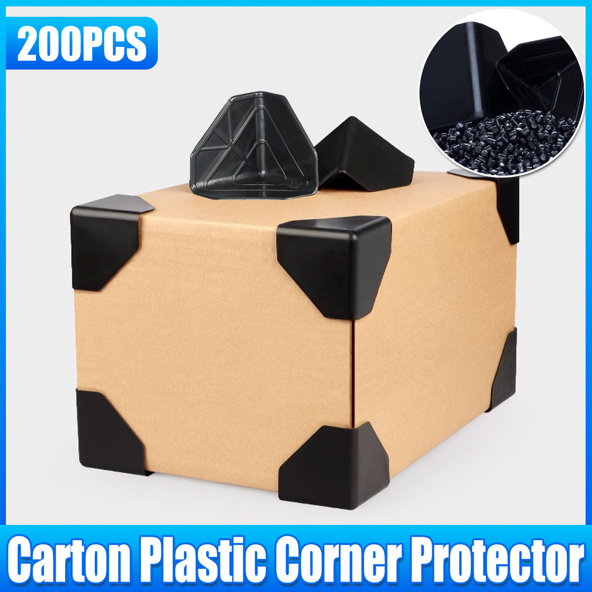 Plastic Corner Protectors Carton Edge Guard 200PCS