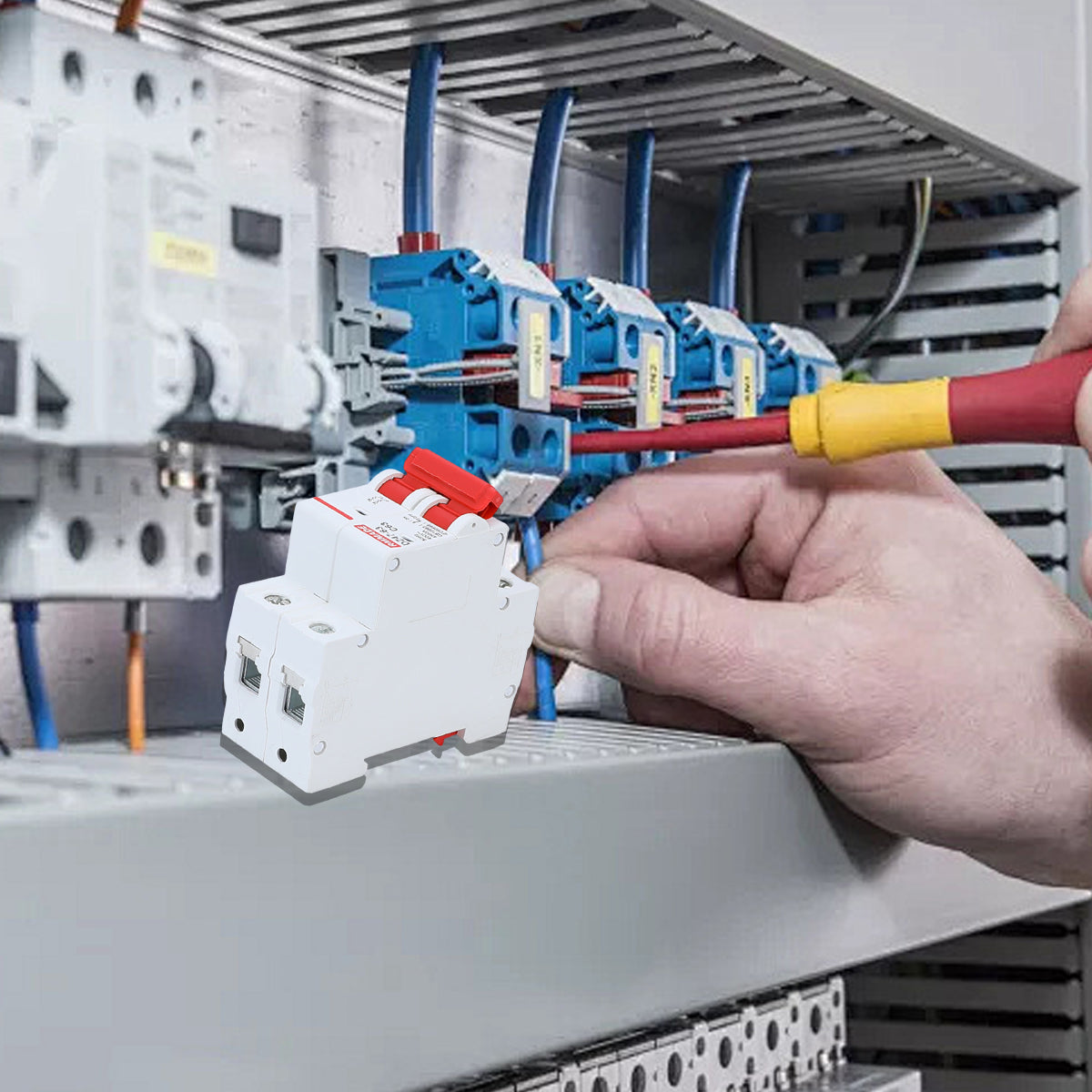 AC Circuit Breaker 2Pole Mini MCB 220-380V 10-63A