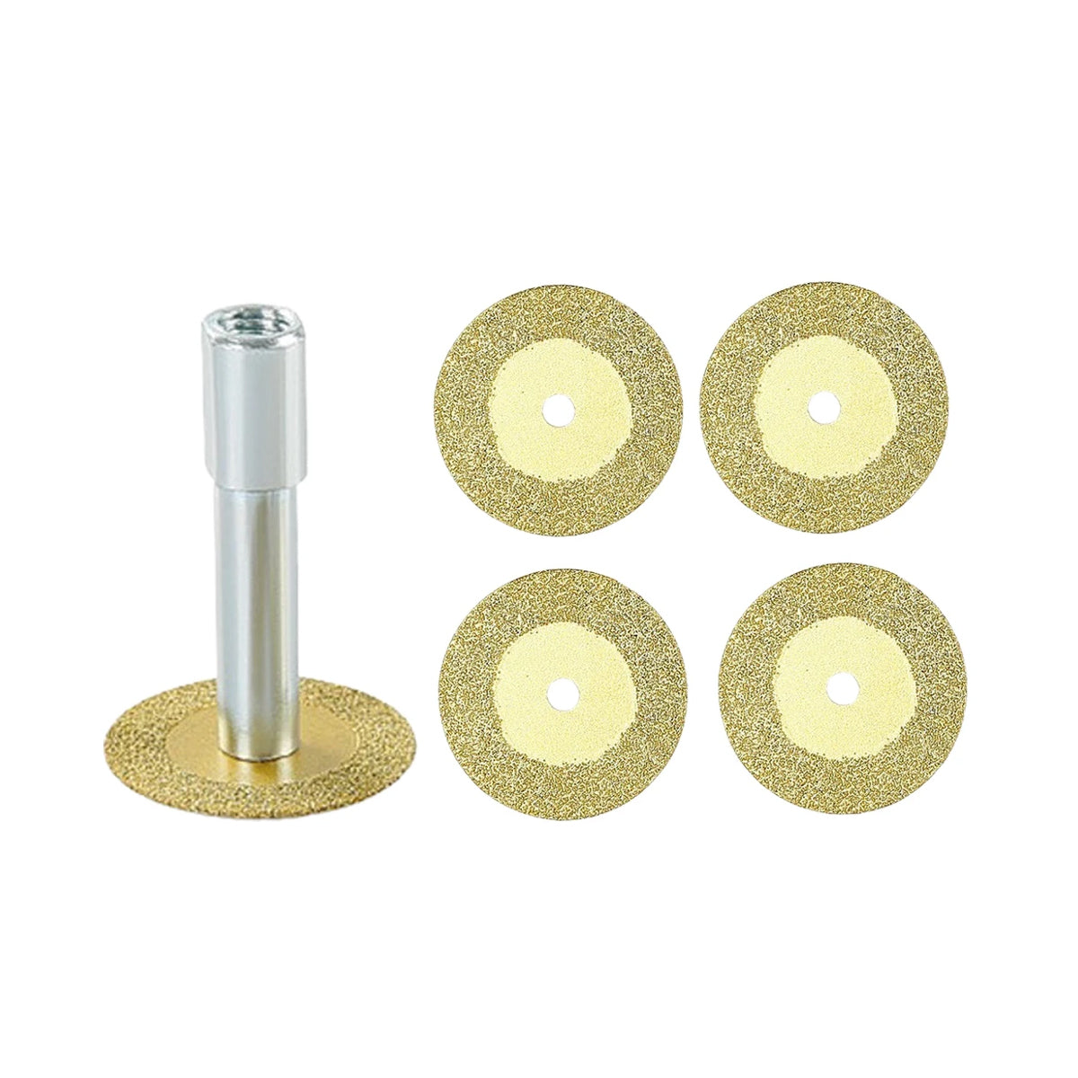 6PCS HSS Circular Saw Blades Set for Rotary Tools Cutting Discs with Mandrel