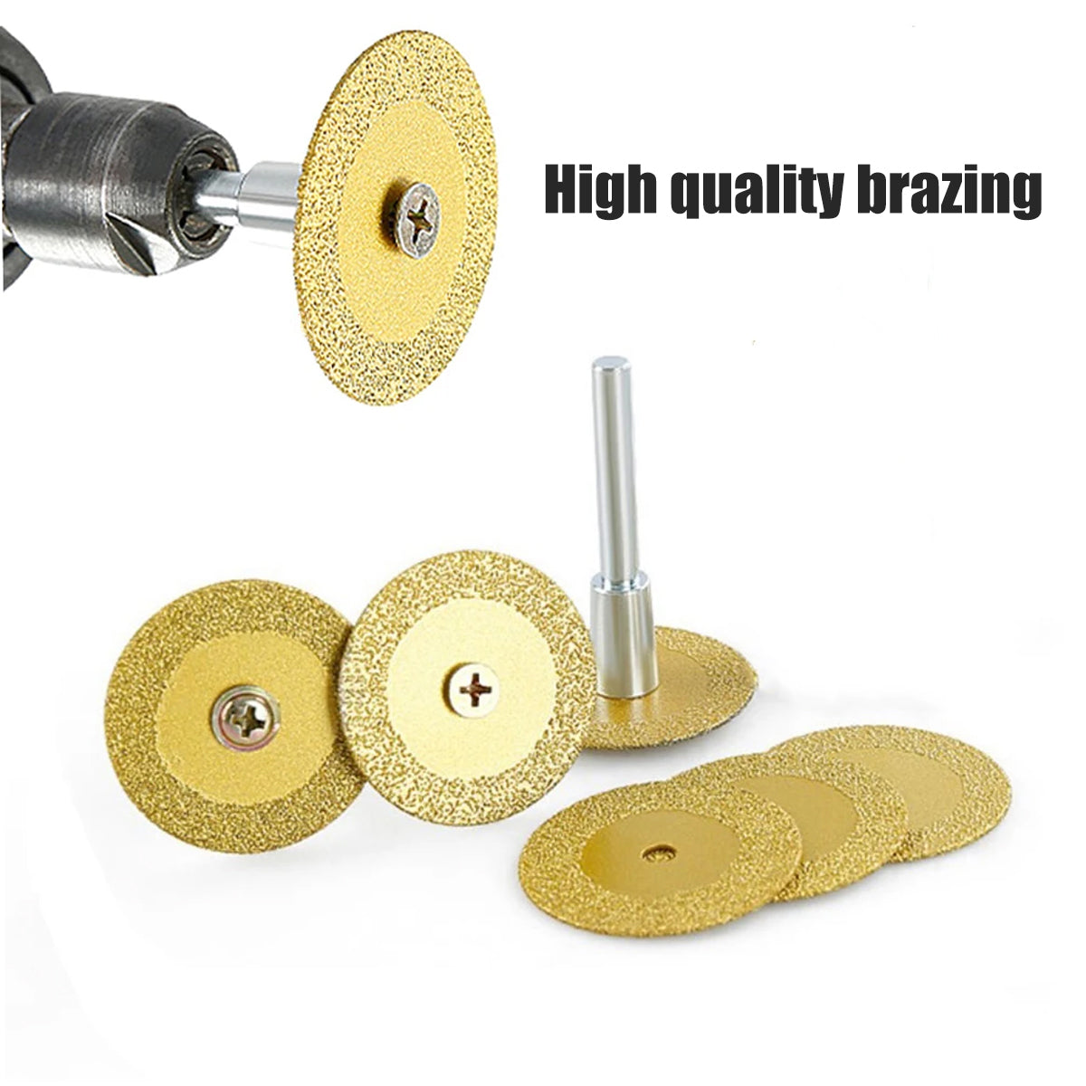 6PCS HSS Circular Saw Blades Set for Rotary Tools Cutting Discs with Mandrel