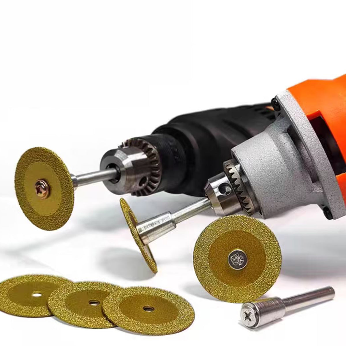 6PCS HSS Circular Saw Blades Set for Rotary Tools Cutting Discs with Mandrel