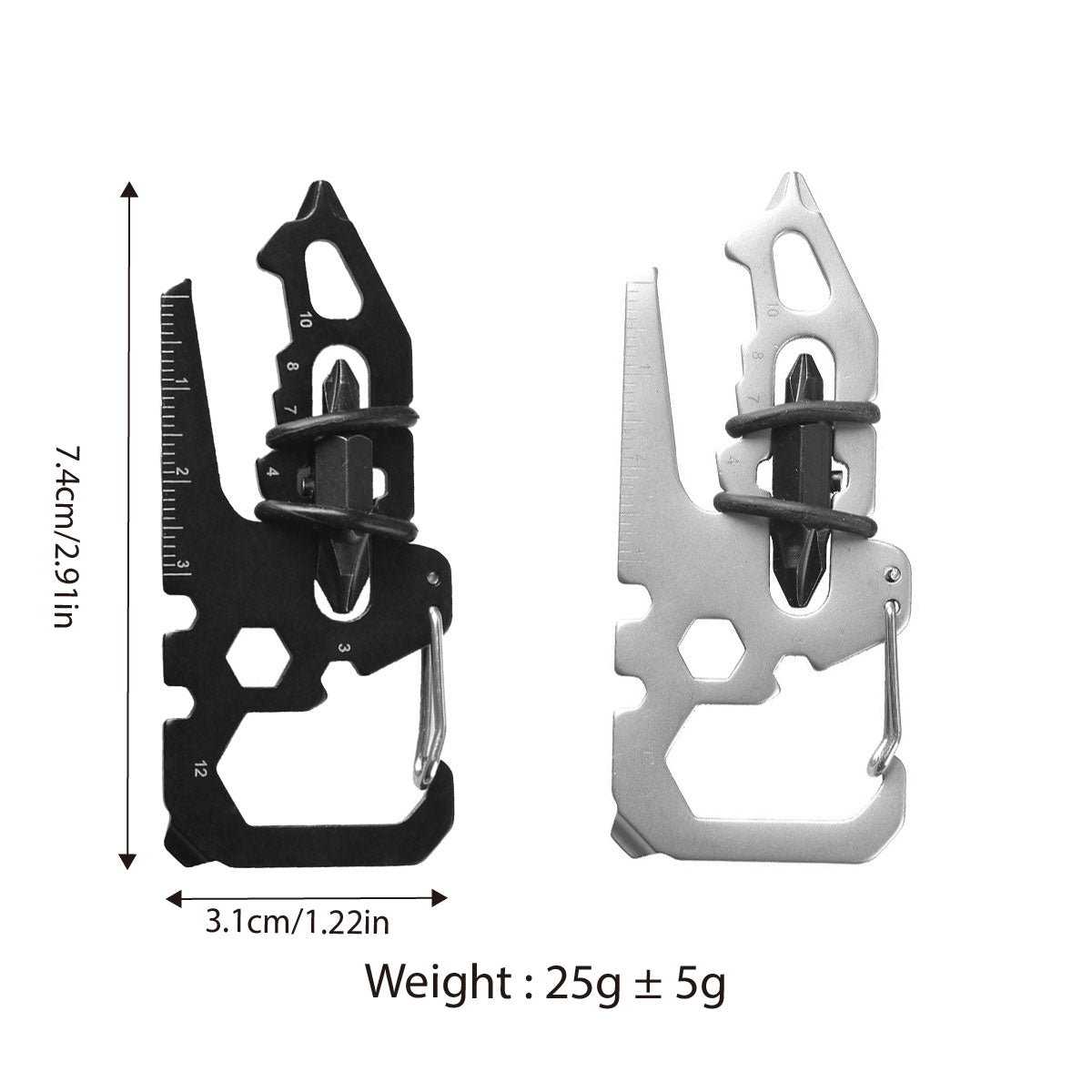 Portable Multifunctional Stainless Steel Tool Card