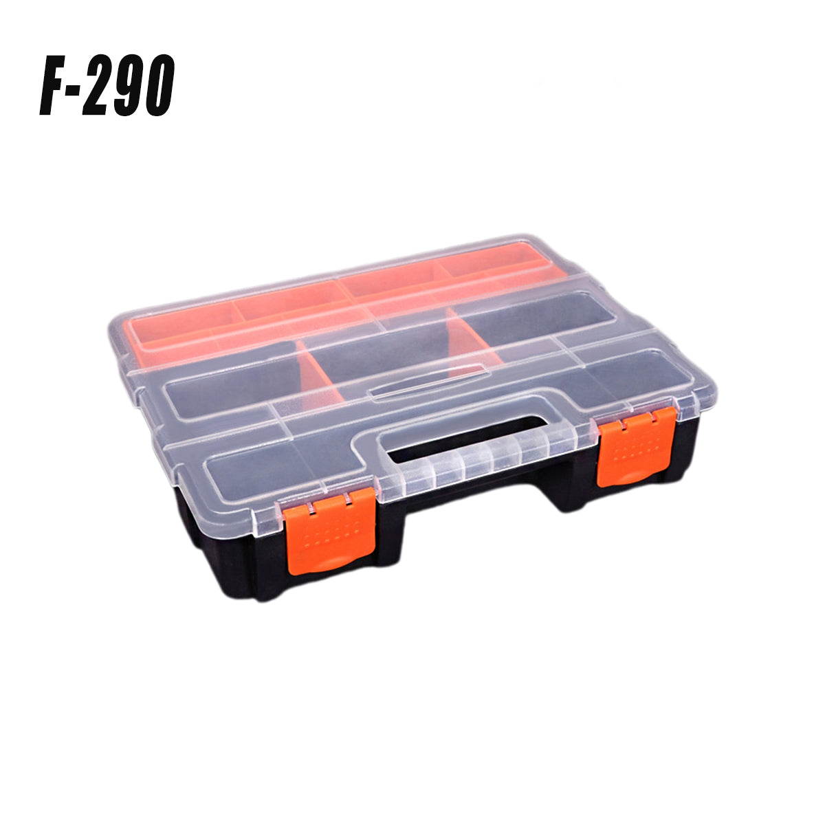 Clear Plastic Storage Box Multi Compartment Small Parts Organizer