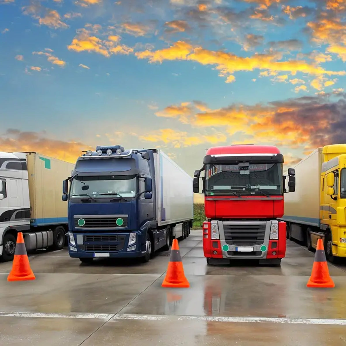 Folding Reflective Road Warning Cone Expandable Safety Barrier