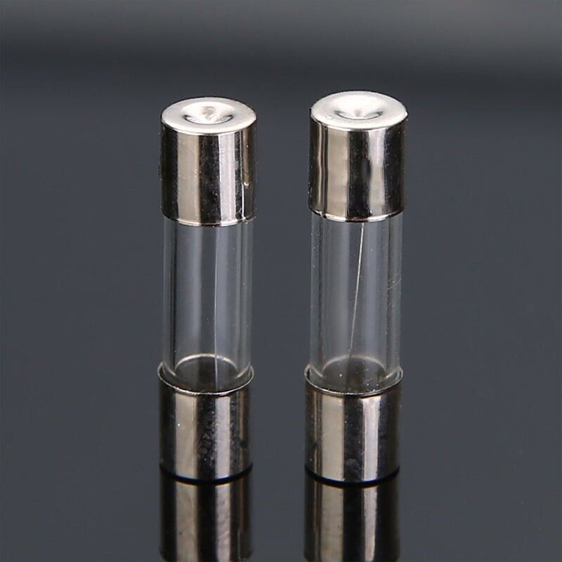 20Pcs M205 Glass Fuse 5mm x 20mm Fast Blow 250V Select 0.5A to 10A