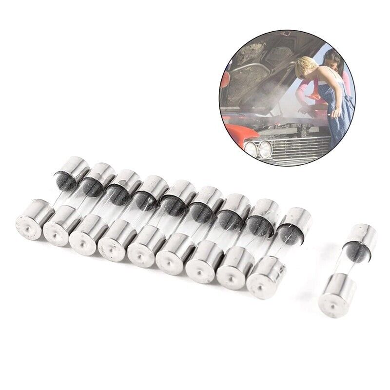 20Pcs M205 Glass Fuse 5mm x 20mm Fast Blow 250V Select 0.5A to 10A