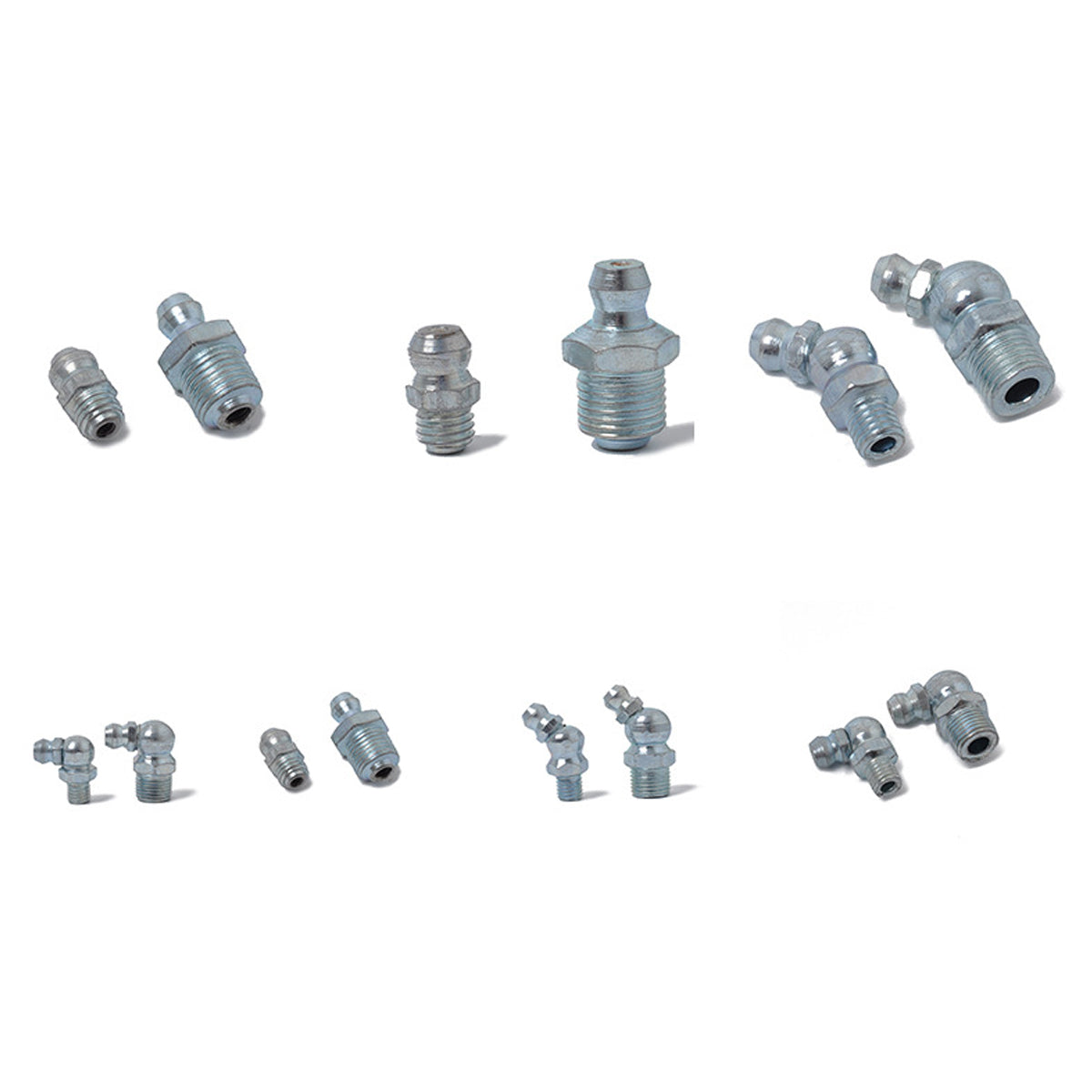 50PCS Hydraulic Grease Zerk Fittings Assortment Lubrication Kit