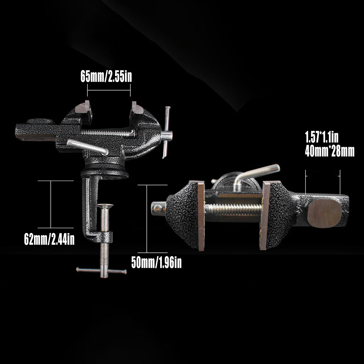Mini Vice Clamp Table Vise for Workbench Hobby Craft DIY Tools