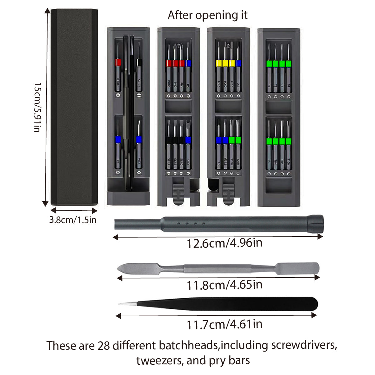33 in 1 Precision Magnetic Screwdriver Set for Phone Watch Repair
