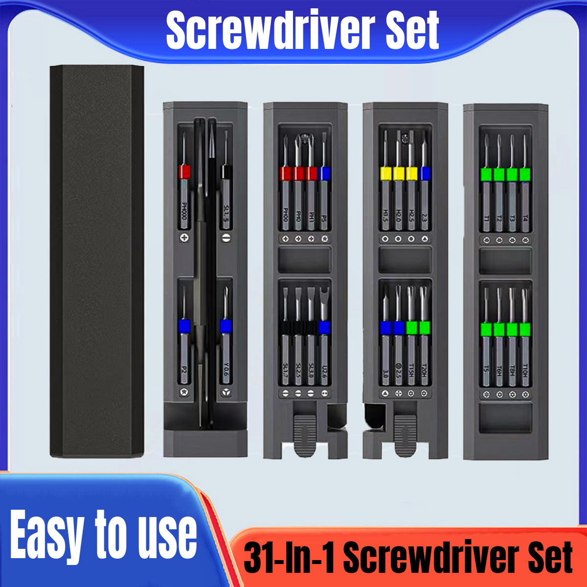 33 in 1 Precision Magnetic Screwdriver Set for Phone Watch Repair