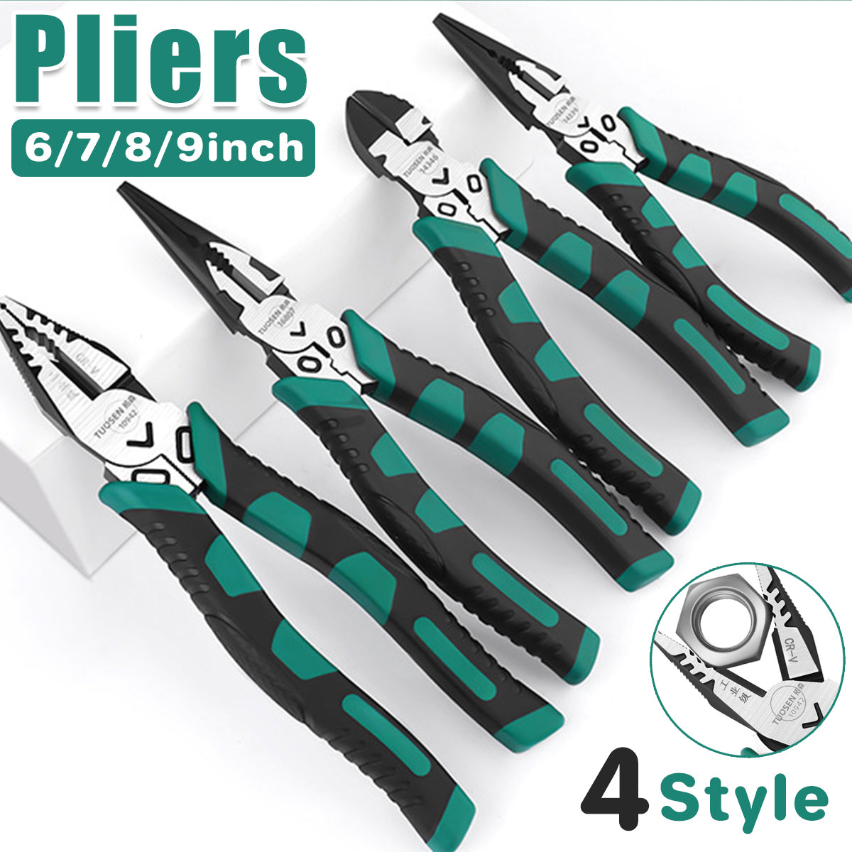 Labor-Saving Multi-Functional Tiger Pliers Wire Cutting Tool