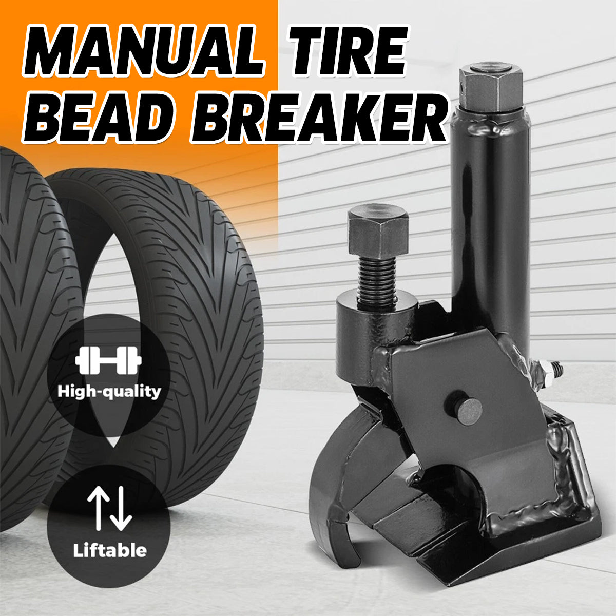 Portable Manual Tire Bead Breaker for Car Motorcycle Repair