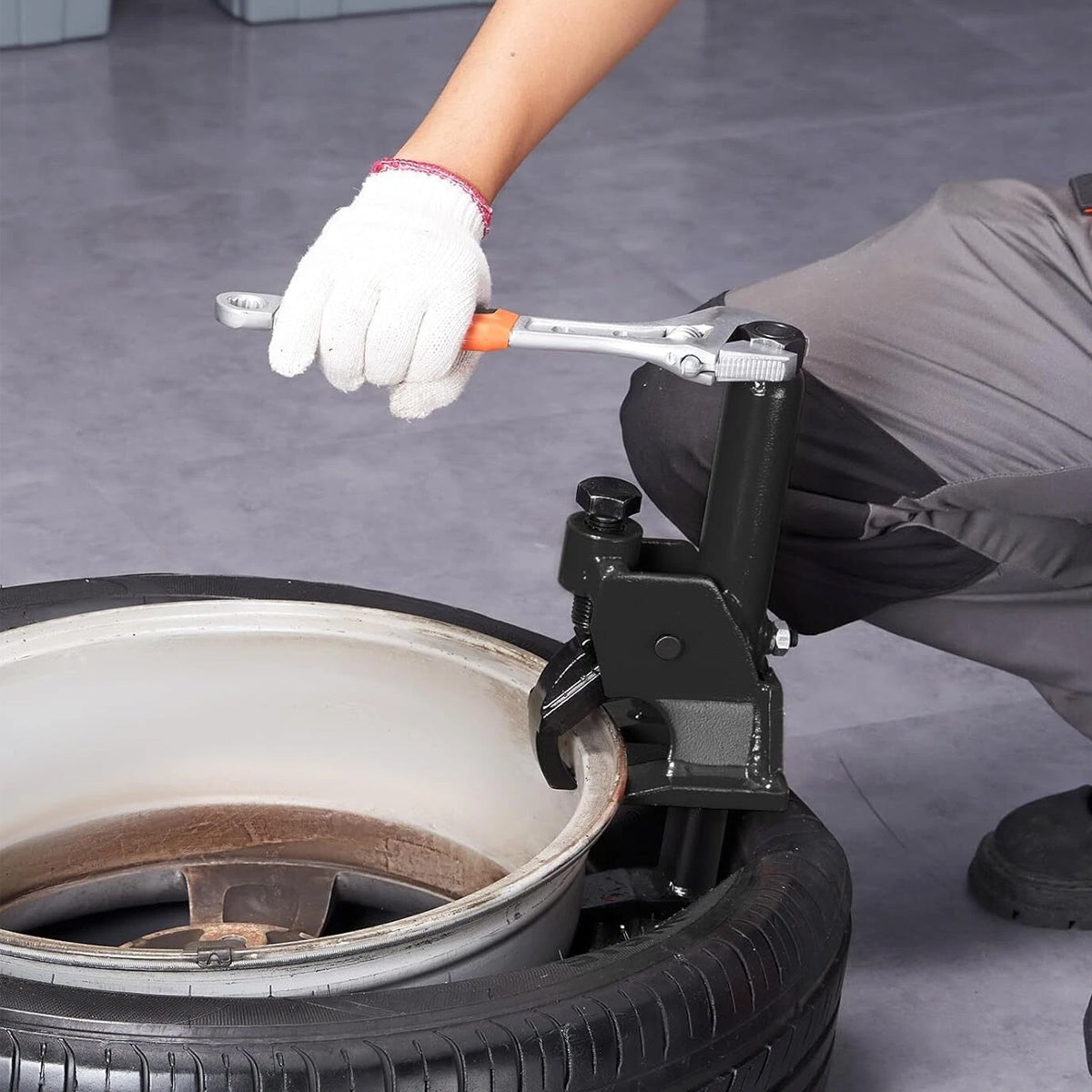 Portable Manual Tire Bead Breaker for Car Motorcycle Repair