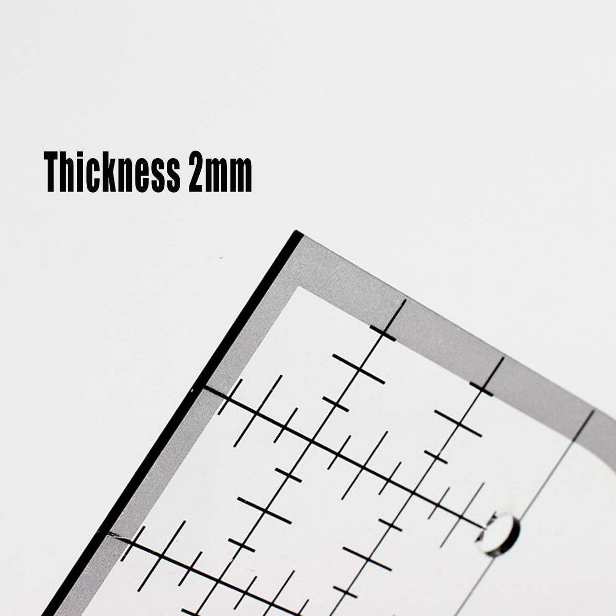 Multifunctional Acrylic Quilting Ruler Non Slip DIY Sewing Tool