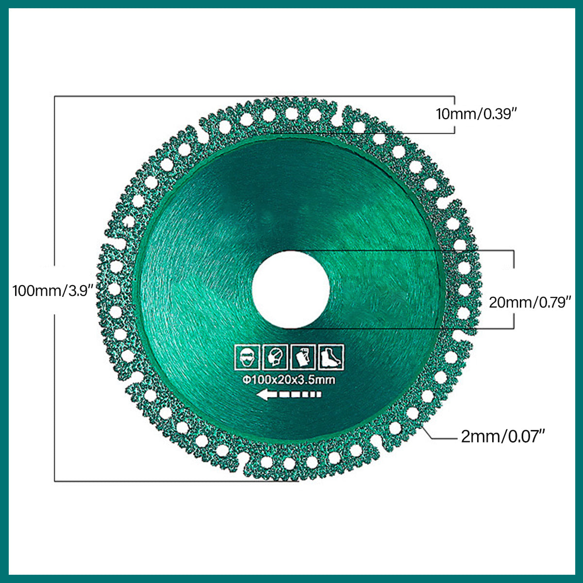 Composite Cutting Saw Blade Ultra-thin Disc 5PCS