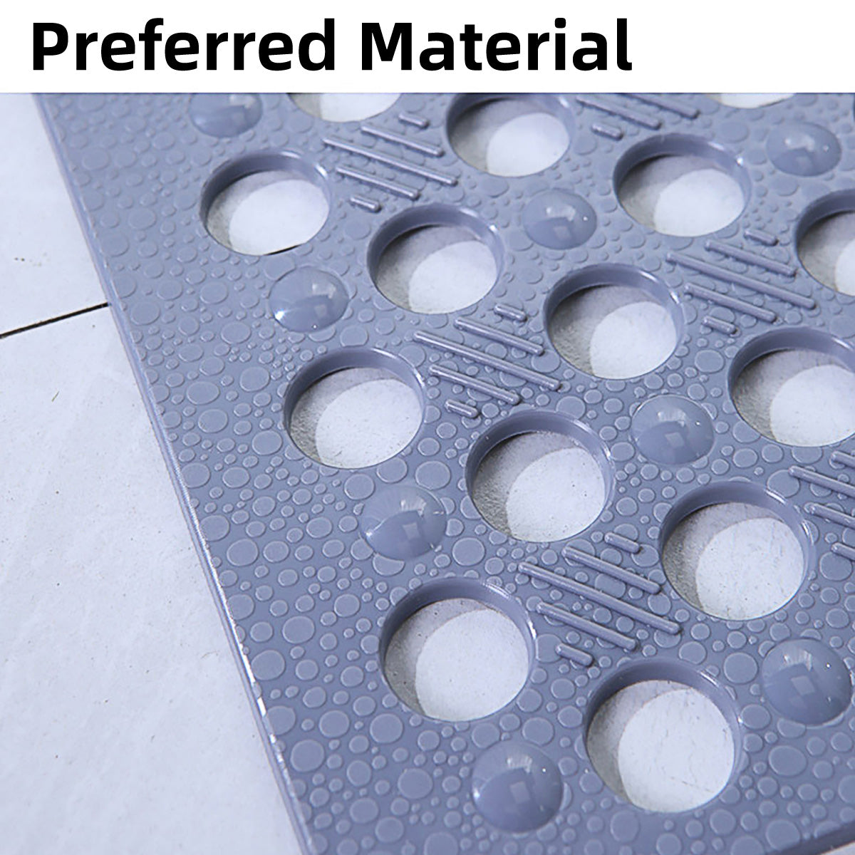 Extra Large Non-Slip Bathroom Mat Anti-Drop Shower Floor Rug Soft Touch