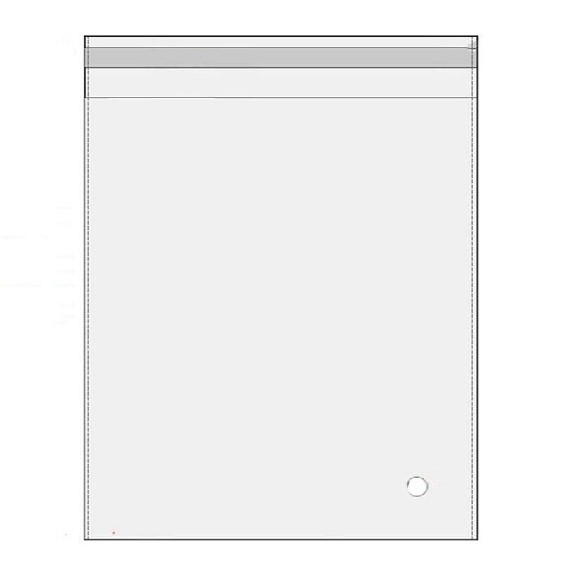 100pcs Self Seal Cellophane Bags Clear Bulk Adhesive Plastic OPP