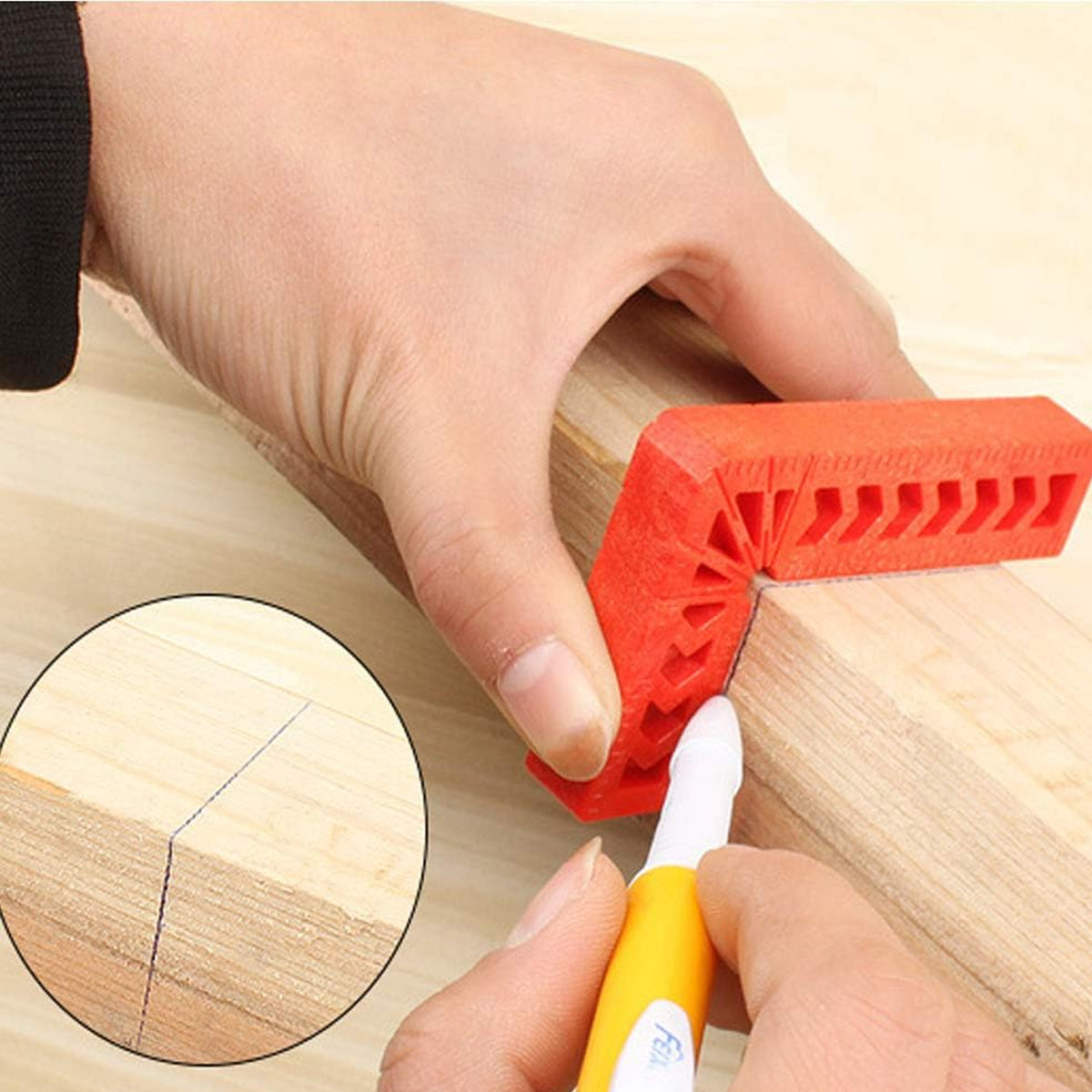 6PCS Right Angle Clamps Woodworking Positioning Squares Corner Tool Set