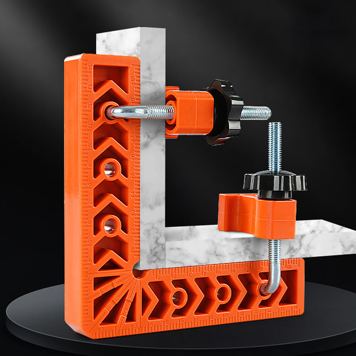 6PCS Right Angle Clamps Woodworking Positioning Squares Corner Tool Set