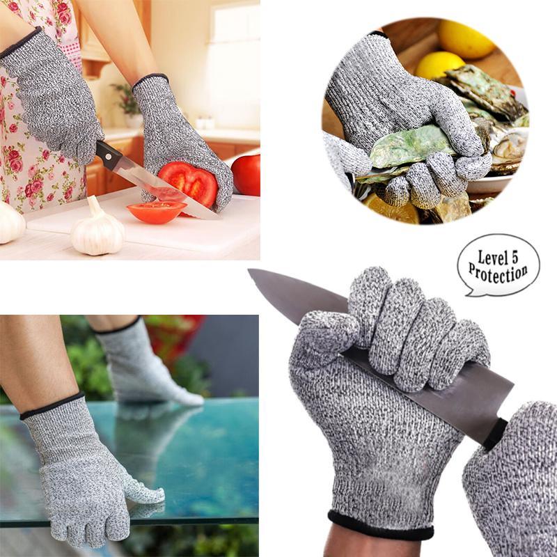 Cut Resistant Gloves Anti-Cutting Food Grade Level 5 Kitchen Butcher