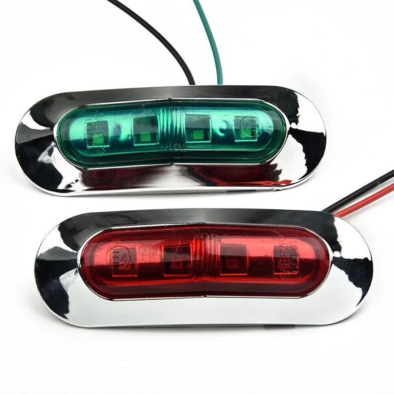 Boat Navigation LED Strip Lights Waterproof 12-24V Red Green