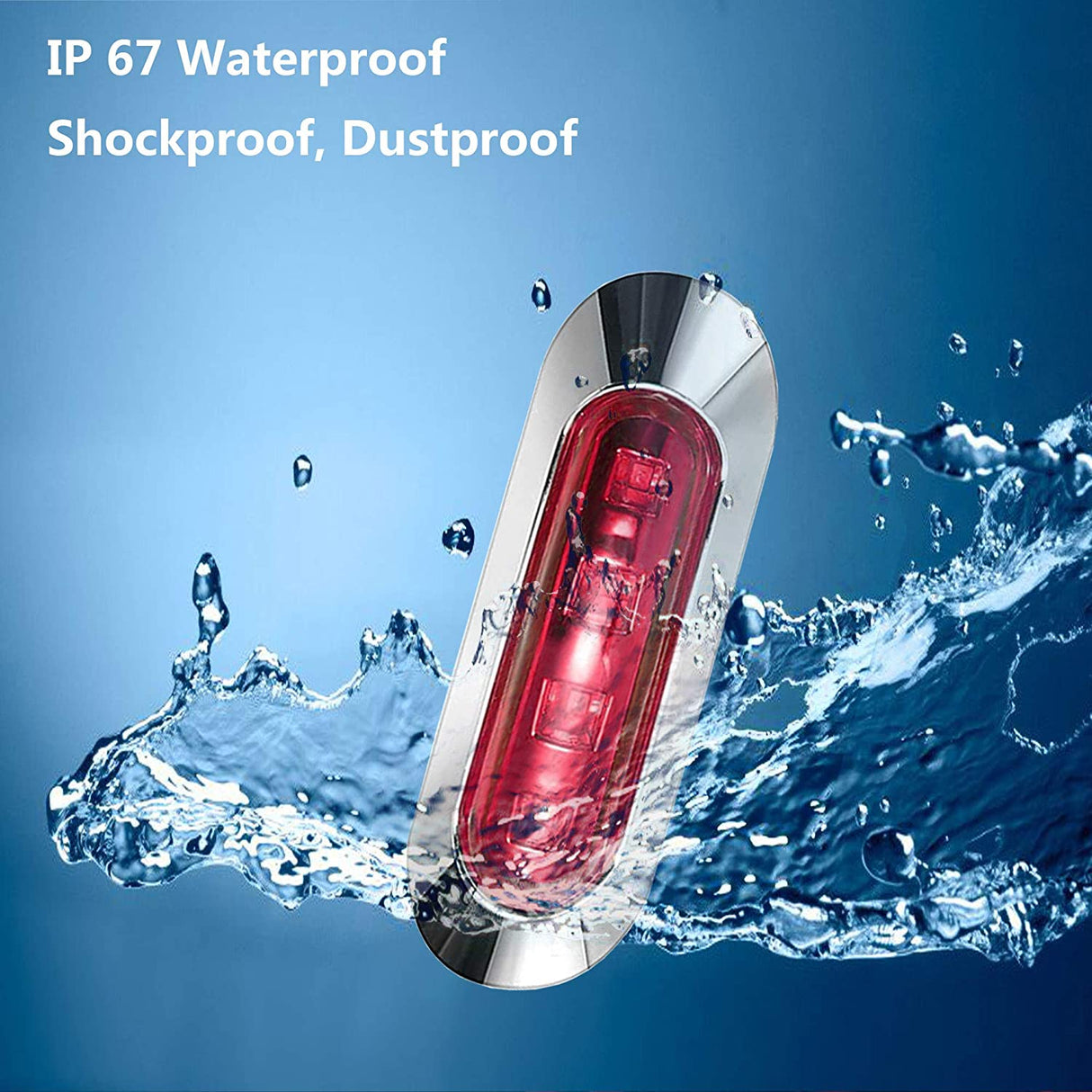 Boat Navigation LED Strip Lights Waterproof 12-24V Red Green