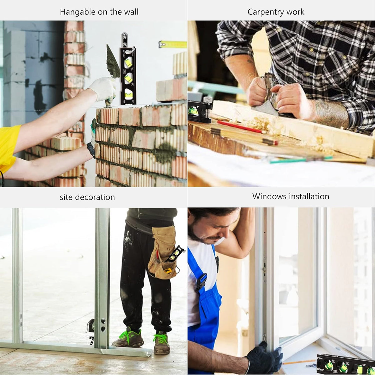 Small Aluminum Alloy Spirit Level Precision Measuring Tool