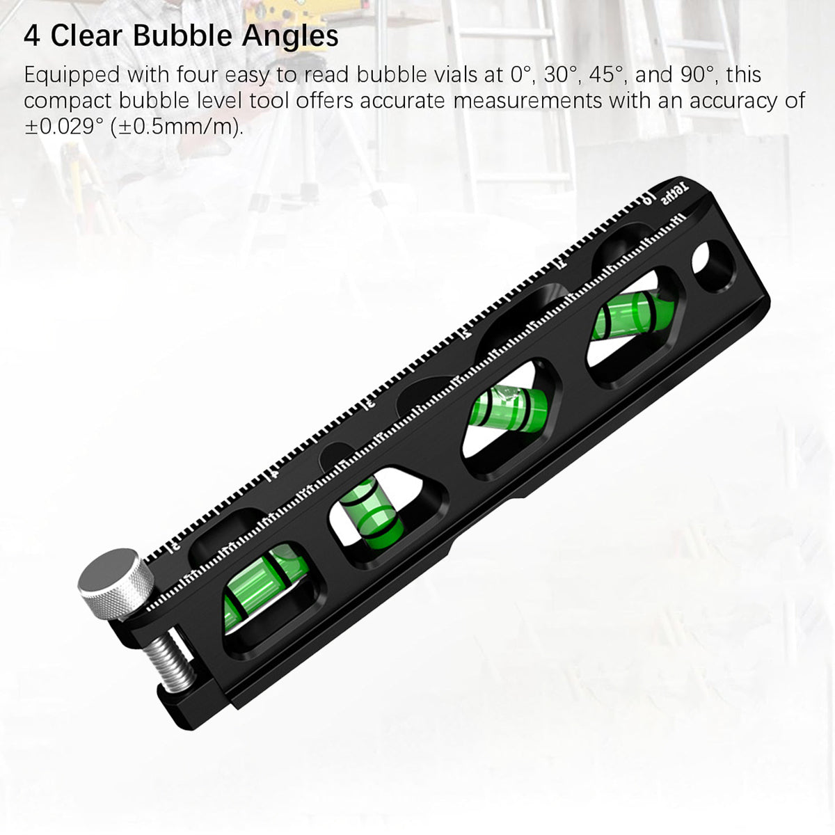Small Aluminum Alloy Spirit Level Precision Measuring Tool