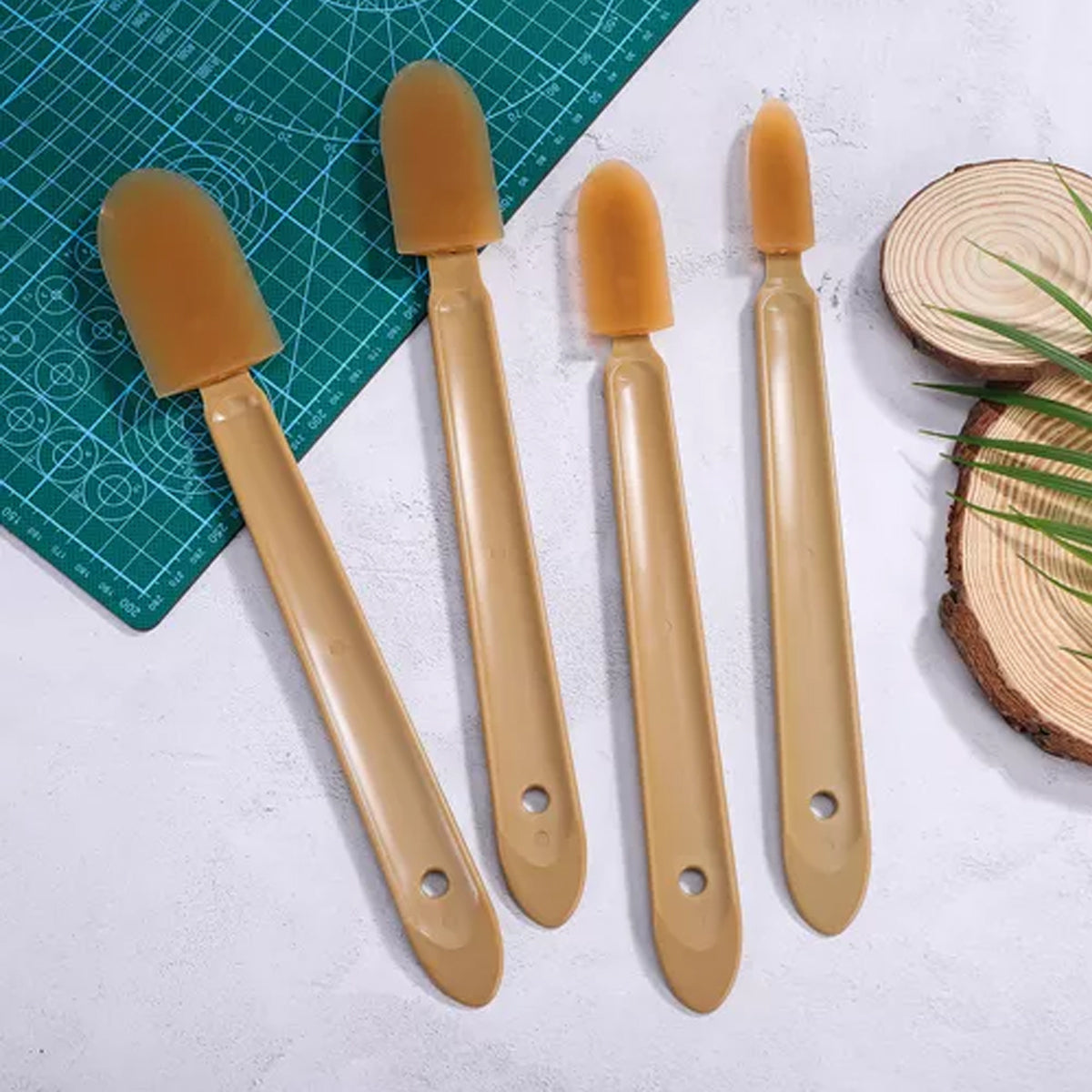 4PCS Squeegee Grout Sealant Spatula Set for Caulking Tiles