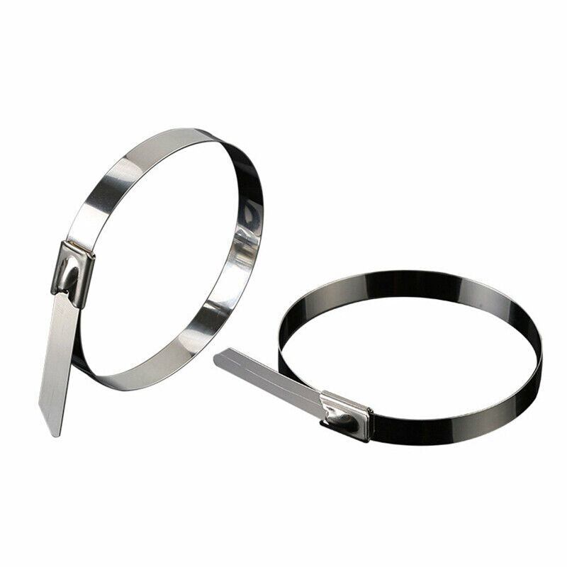 Stainless Steel Cable Ties SS304 Marine Grade Zip Strap Locking Wrap