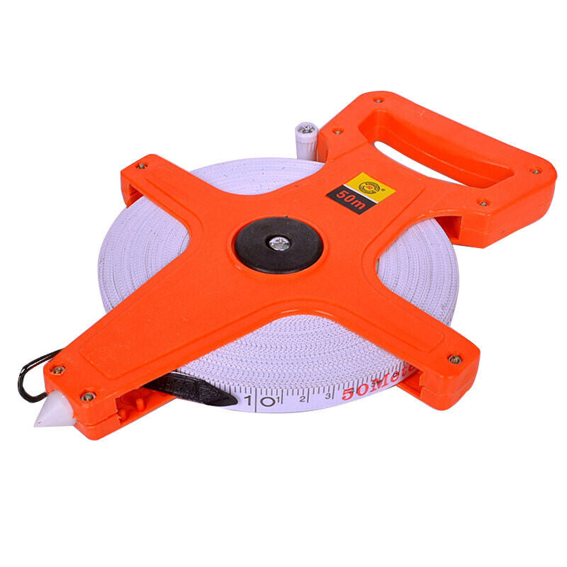 Fiberglass Tape Measure 30M 50M 100M Long Distance Measuring Reel