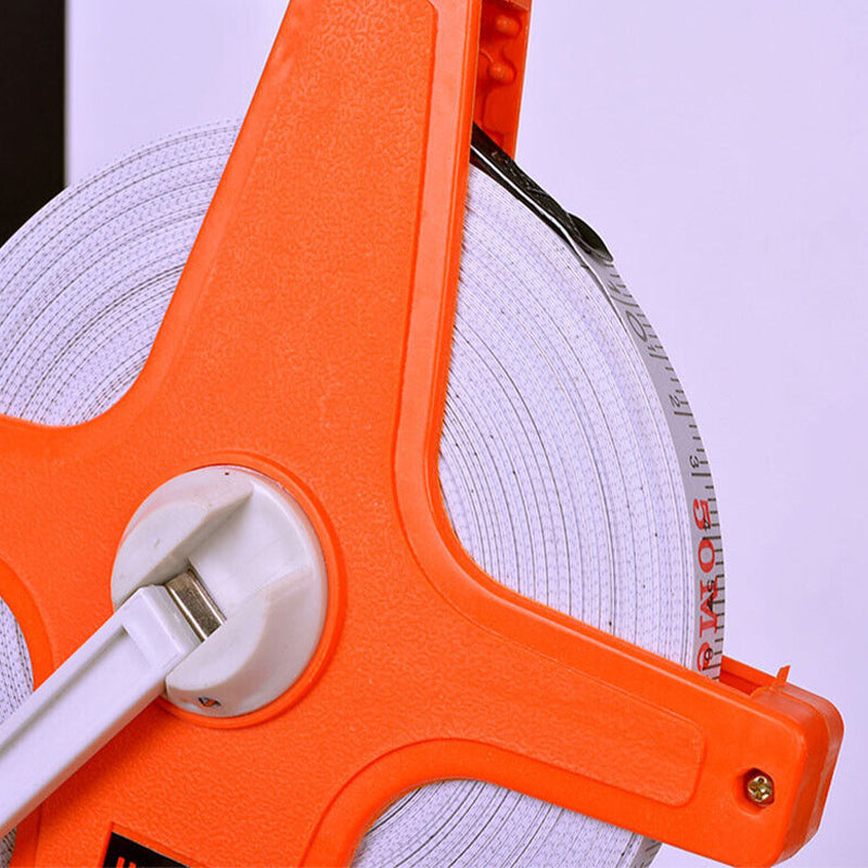 Fiberglass Tape Measure 30M 50M 100M Long Distance Measuring Reel