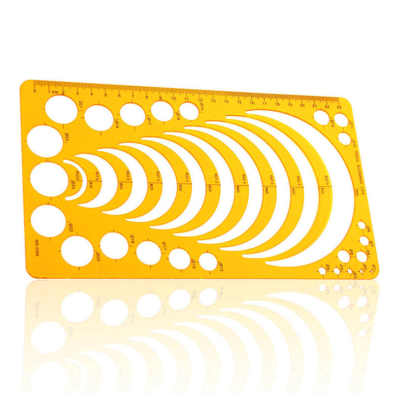 Drafting Circle Template Radius Drawing Stencil Tool