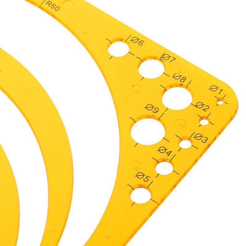 Drafting Circle Template Radius Drawing Stencil Tool