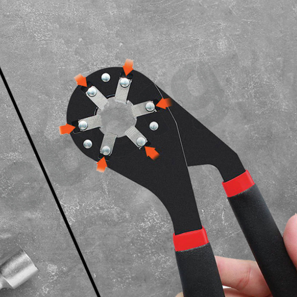 6/8 Inch Universal Adjustable Wrench Hex Socket Spanner Tool