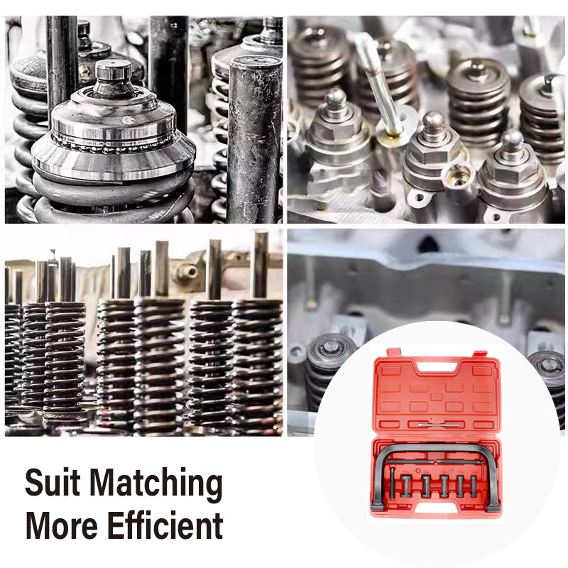 Valve Spring Compressor Tool Kit Car Motorcycle Engine Removal Installer