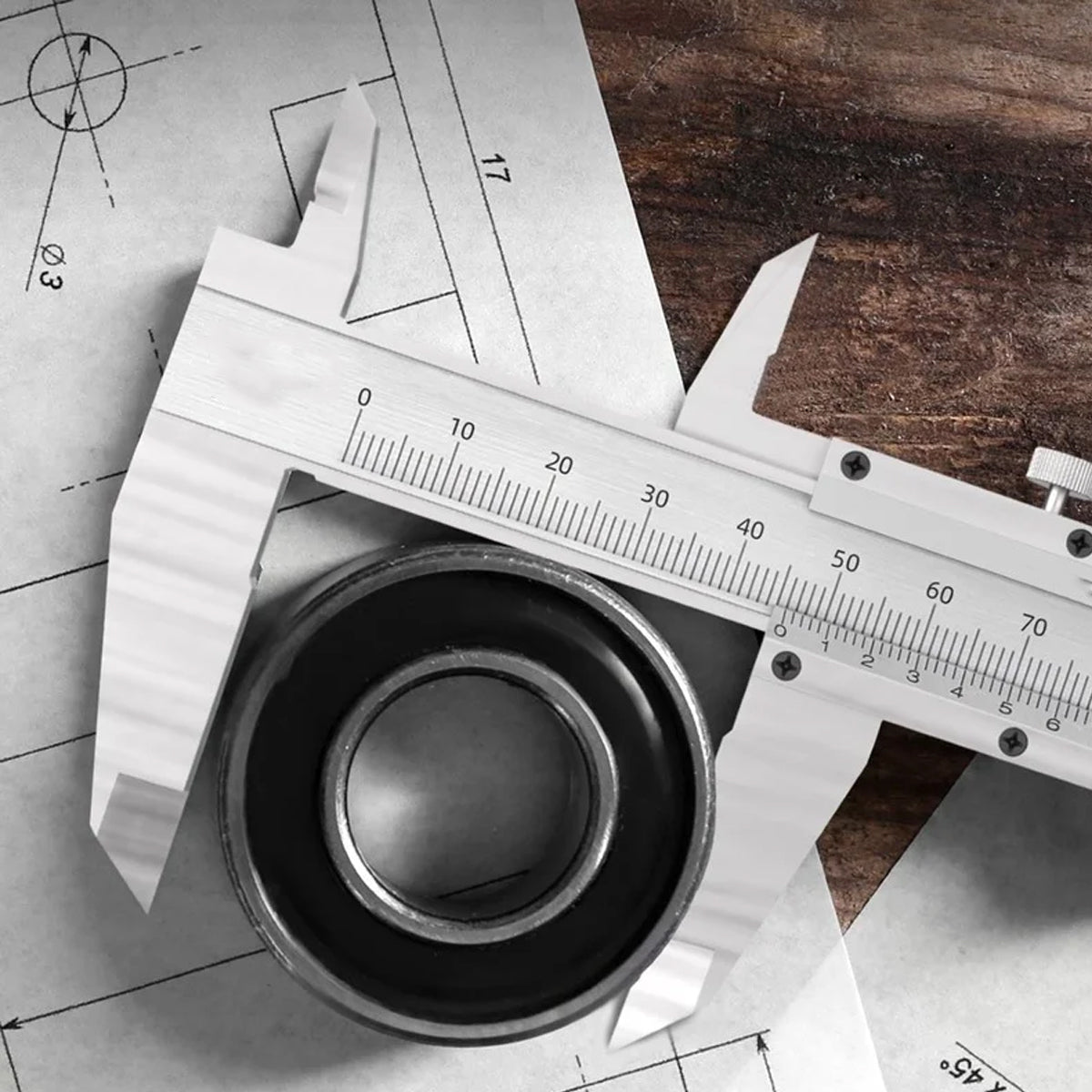 Stainless Steel Vernier Caliper 200mm Precision Measuring Tool