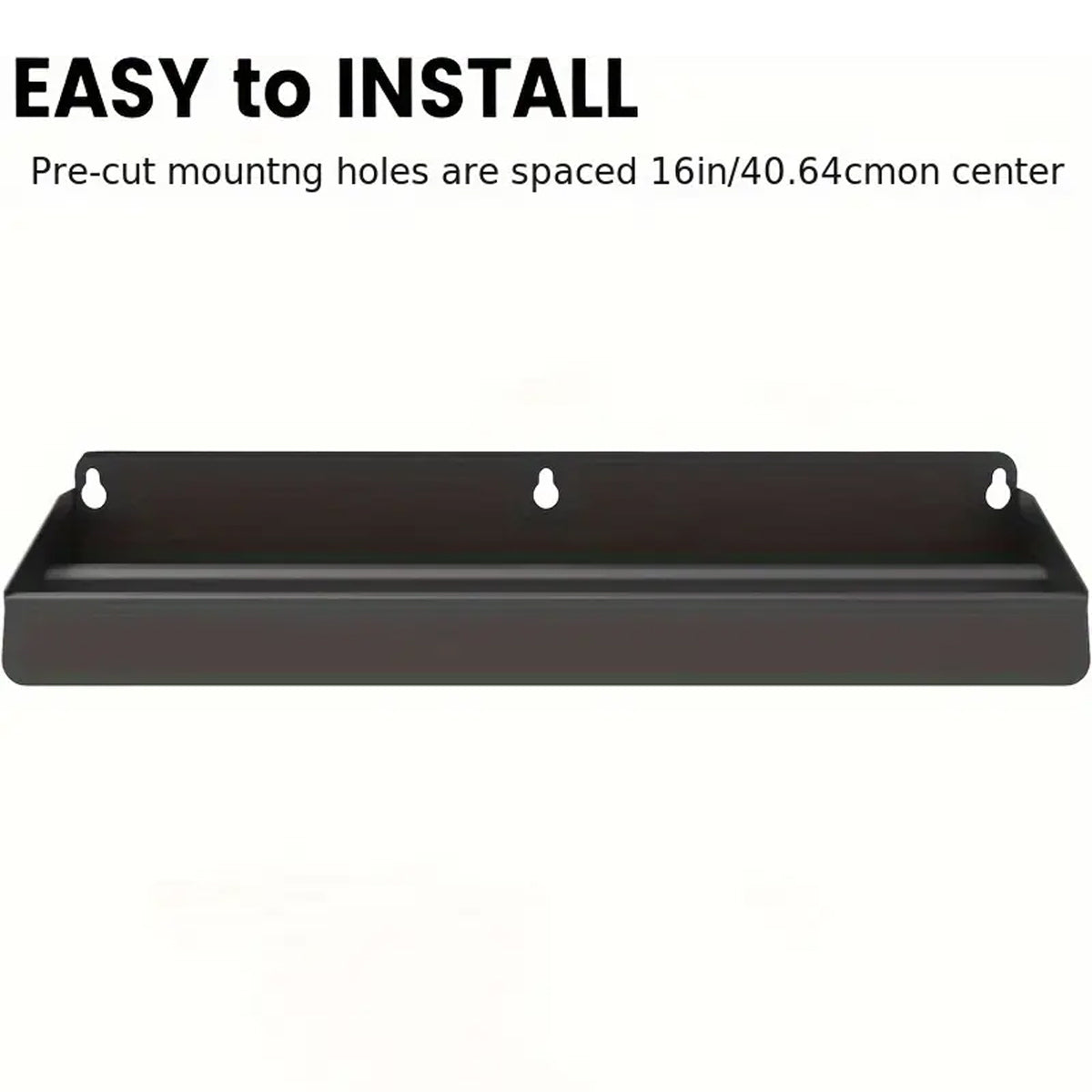 Wall Mounted Metal Tool Rack Carbon Steel Organizer for Warehouse Tools