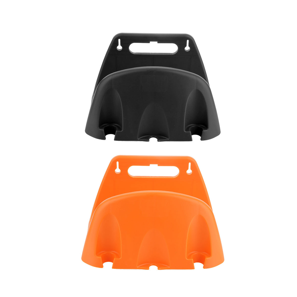 3pcs Wall Mounted Hose Holder Rack Plastic Garden Storage Organizer