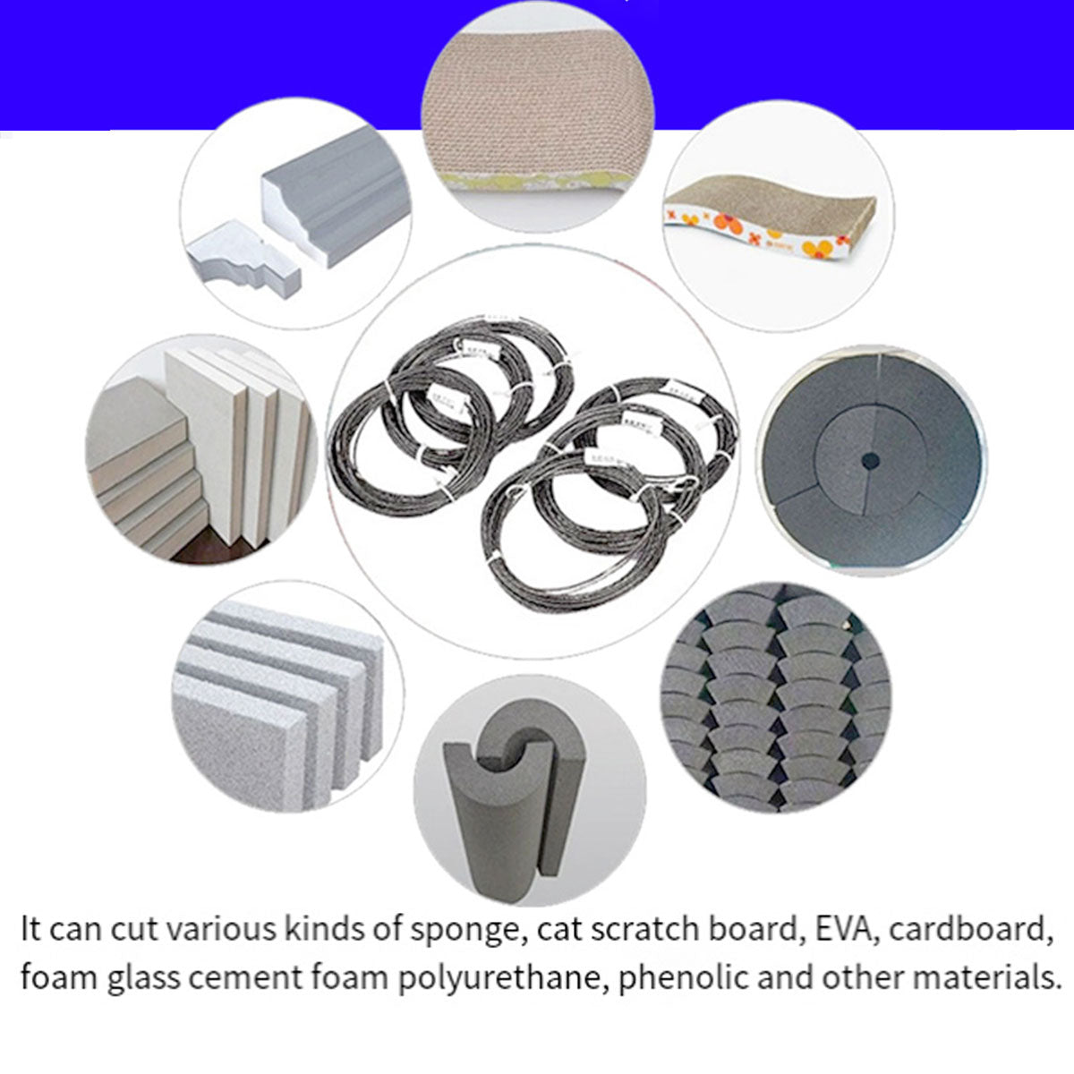 Automotive Glass Removal Steel Wire Rope Disassembly Kit