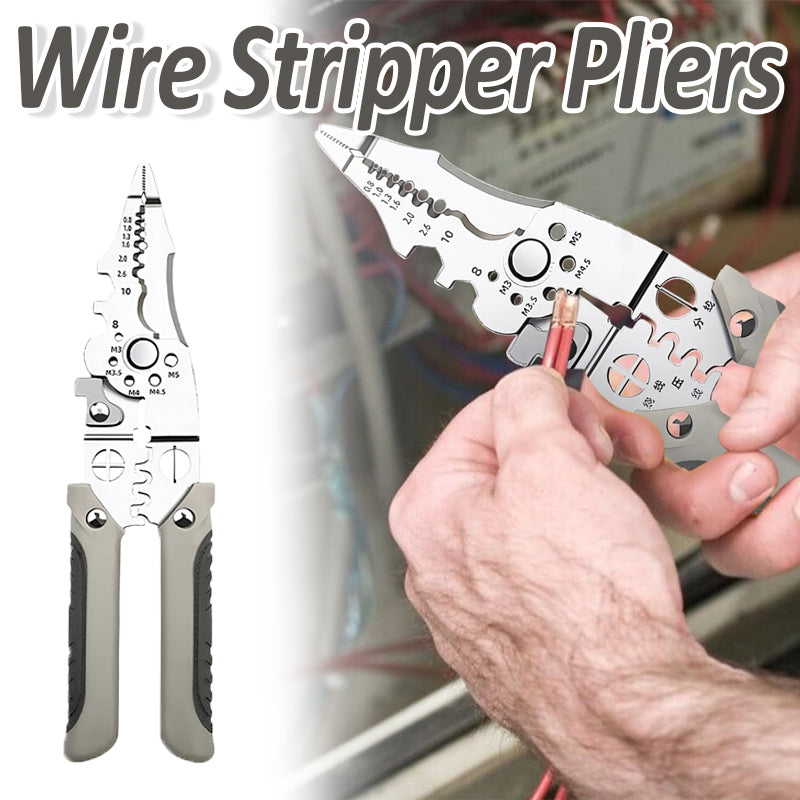 Multifunctional Wire Stripper Cutter Crimper Tool for Professionals