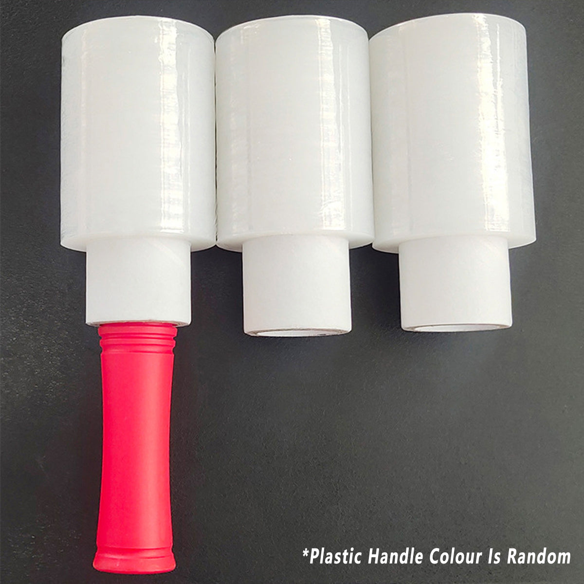 Mini Stretch Wrap Handle Film Packaging Clear Plastic Shrink Wrap Roll