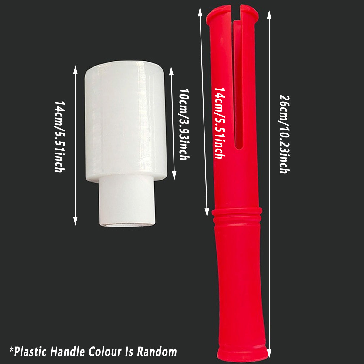 Mini Stretch Wrap Handle Film Packaging Clear Plastic Shrink Wrap Roll