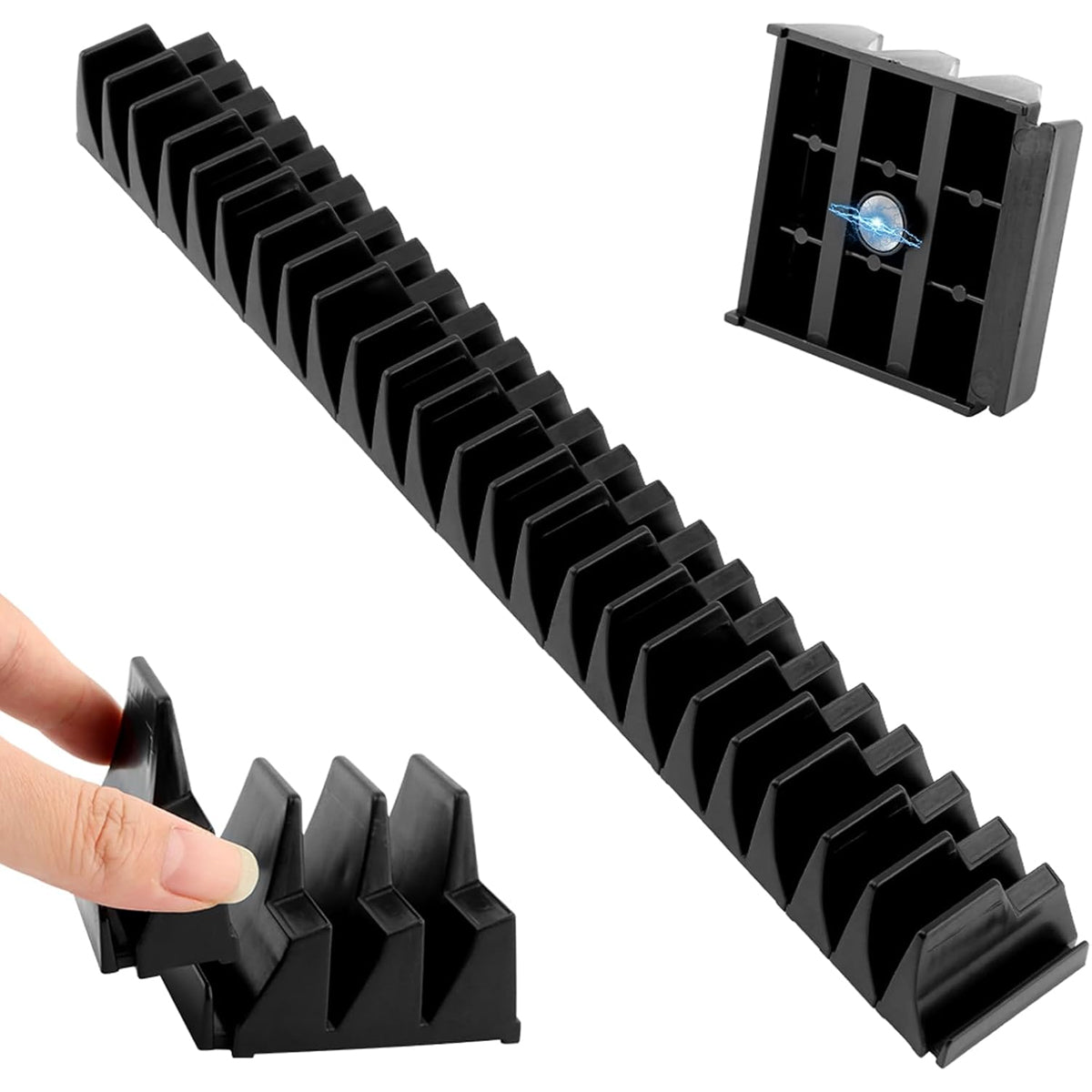 Magnetic Modular Wrench Holder Rack for Warehouse Tool Storage