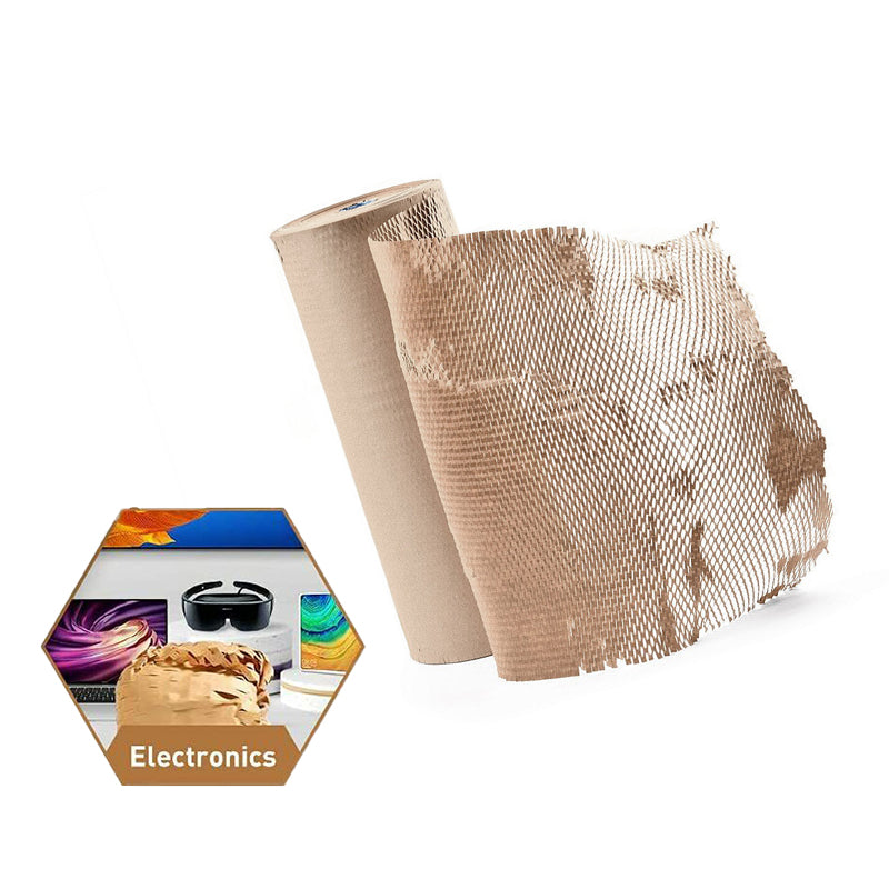 Eco Friendly Honeycomb Kraft Paper Cushioning Wrap Roll