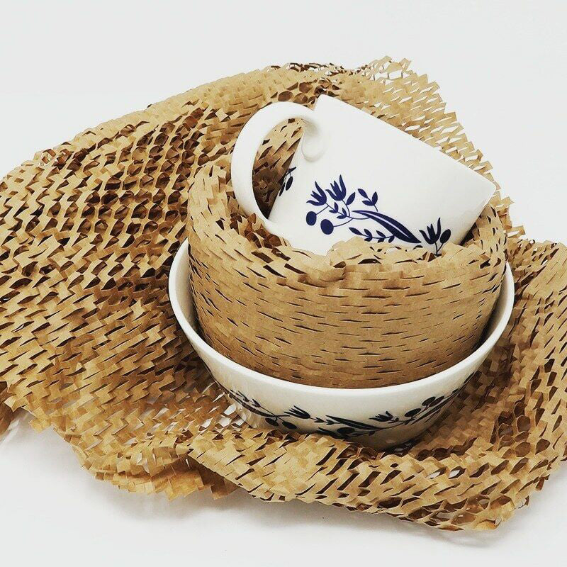 Eco Friendly Honeycomb Kraft Paper Cushioning Wrap Roll