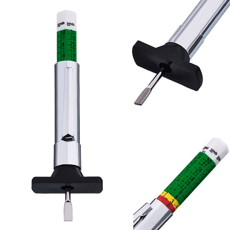 Car Tire Depth Gauge Tyre Tread Tester Tool Portable