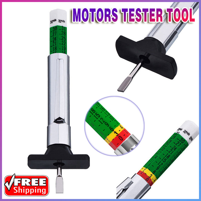Car Tire Depth Gauge Tyre Tread Tester Tool Portable