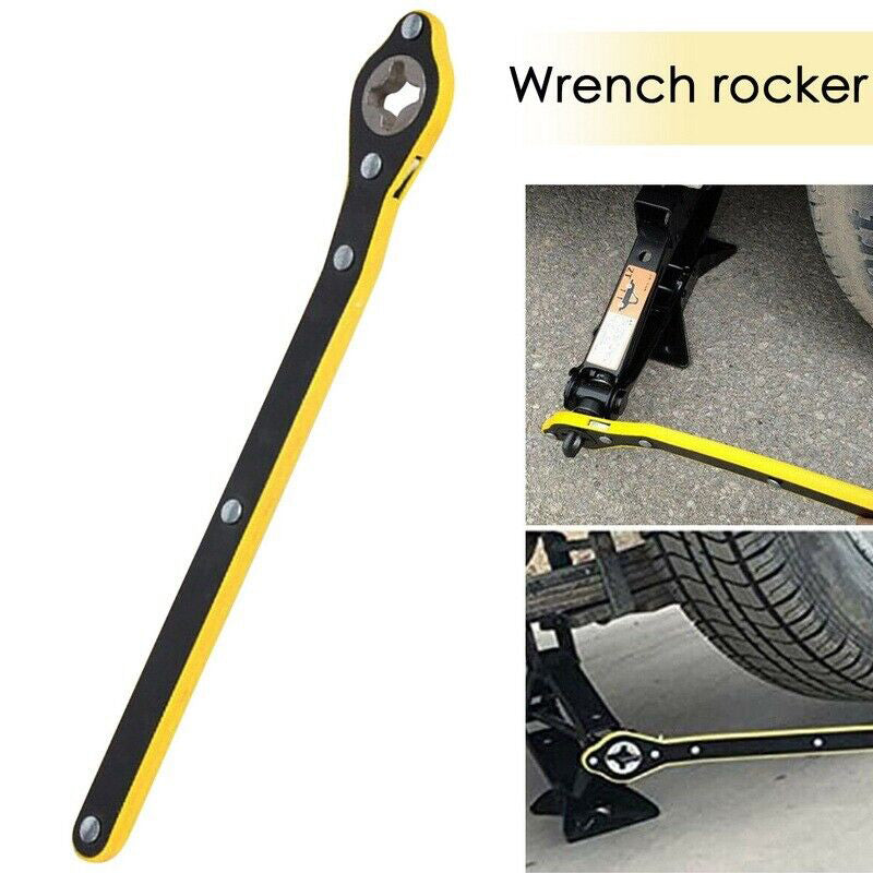 Car Jack Ratchet Wrench Labor-Saving Wheel Hand Crank Tool